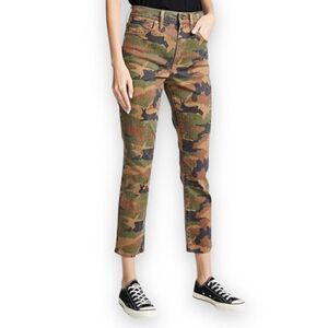Madewell Camo The High Rise Slim Boyfriend Jeans